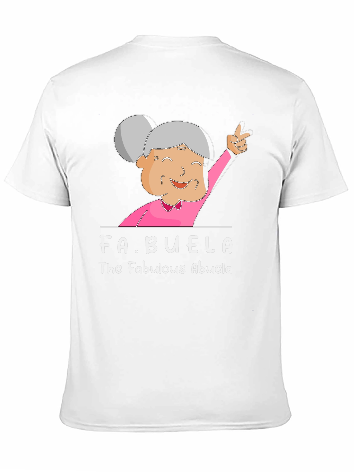 Black Fabulous Abuela T-Shirt - Grandma Humor view 11
