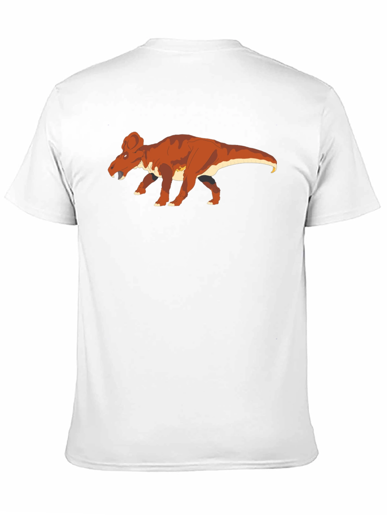 Black Pachycephalosaurus Dinosaur Graphic Tee view 11