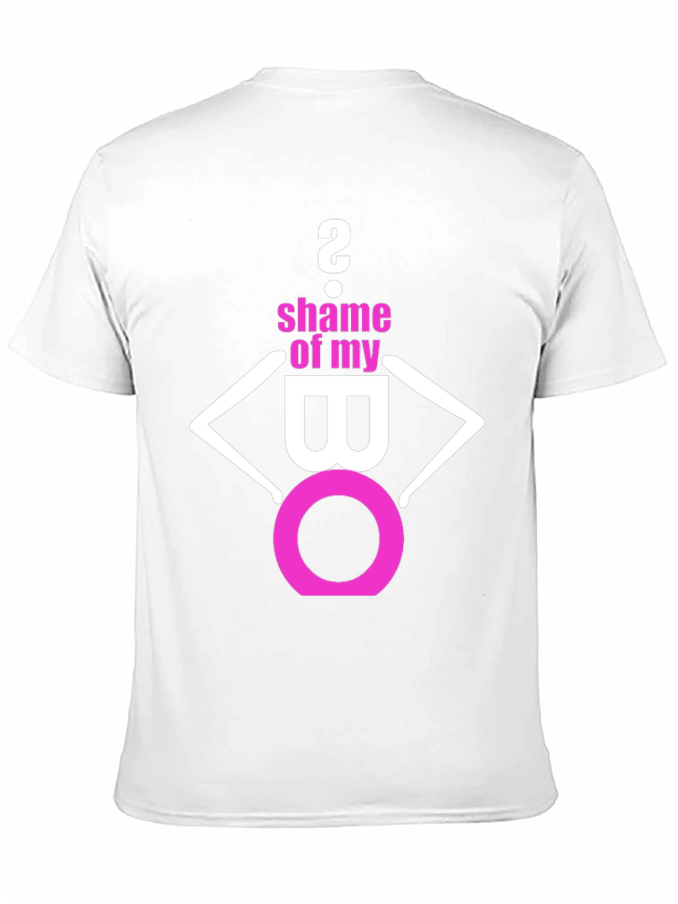 Black Shame of My BO Graphic T-Shirt view 11