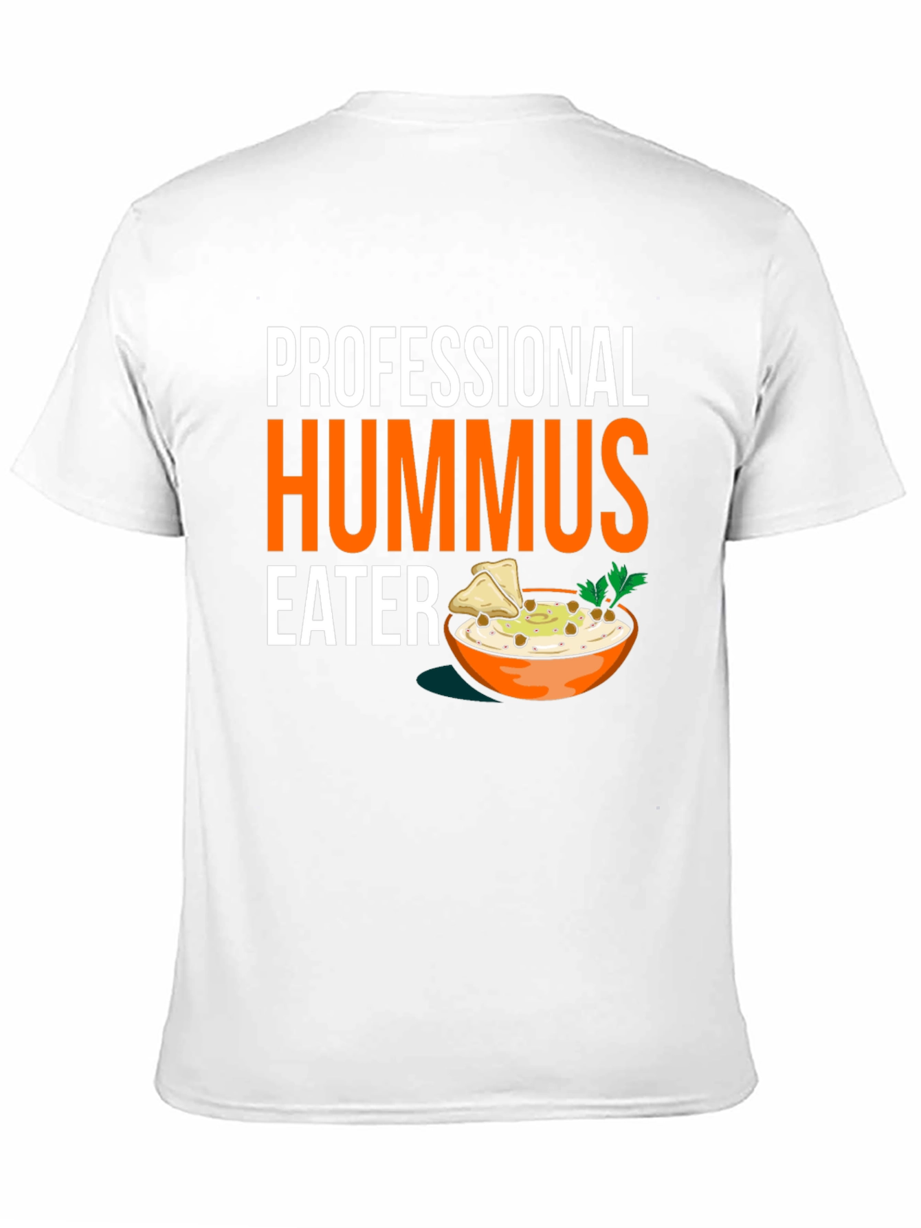 Black Professional Hummus Eater Graphic Tee view 11