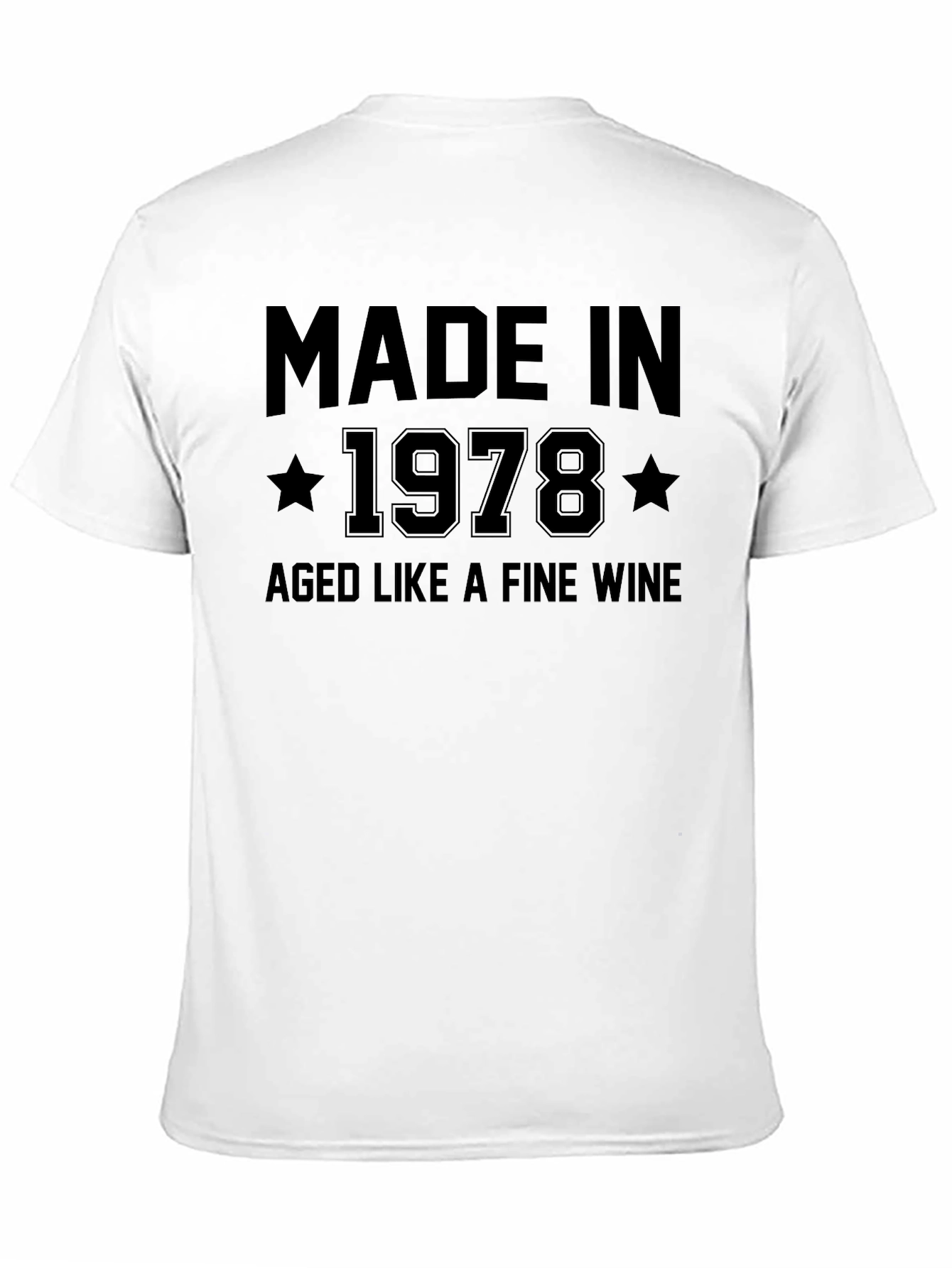 Black Made in 1978 Aged Like Fine Wine Tee view 11