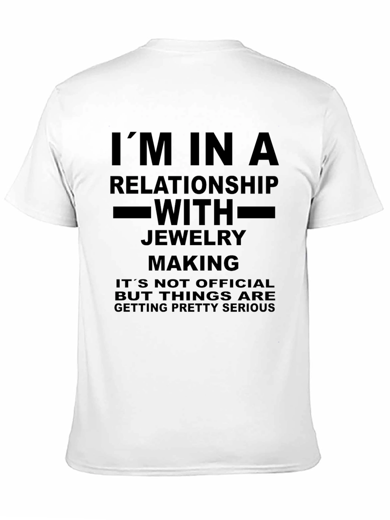 Black Jewelry Making Relationship Graphic T-Shirt view 11