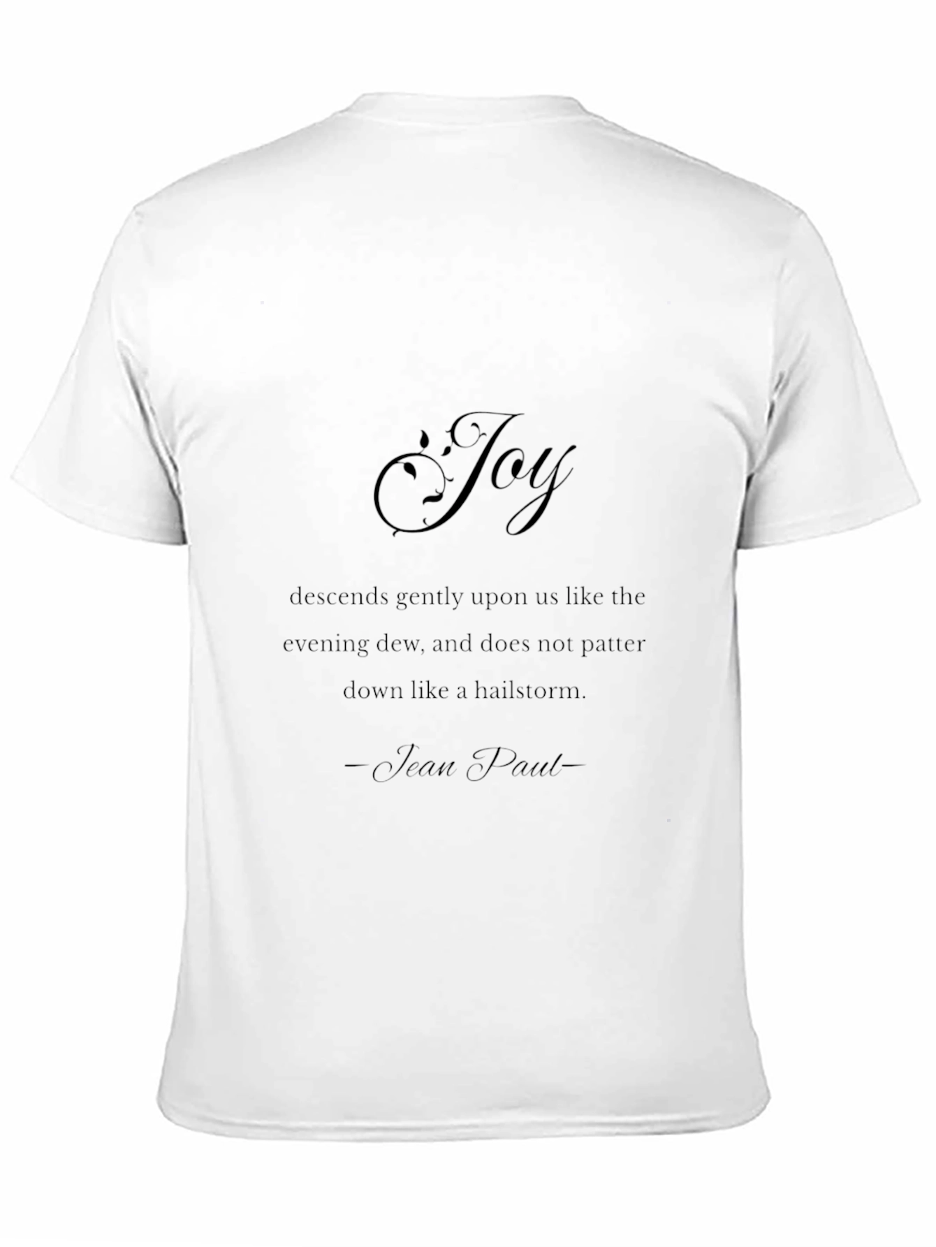 Black Joy Graphic T-Shirt - Inspirational Quote Tee view 11