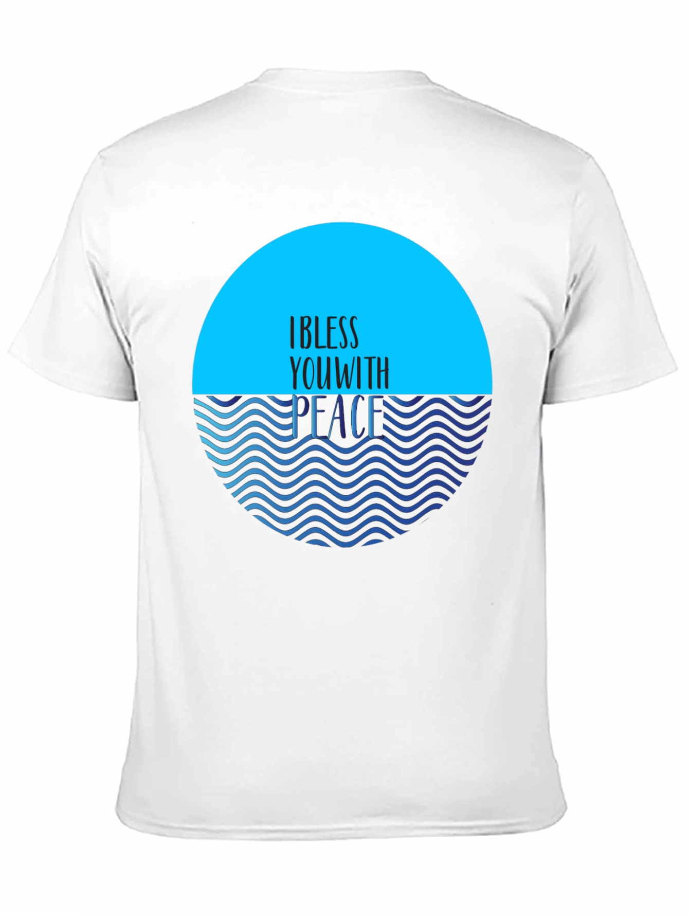 Black I Bless You With Peace T-Shirt view 11