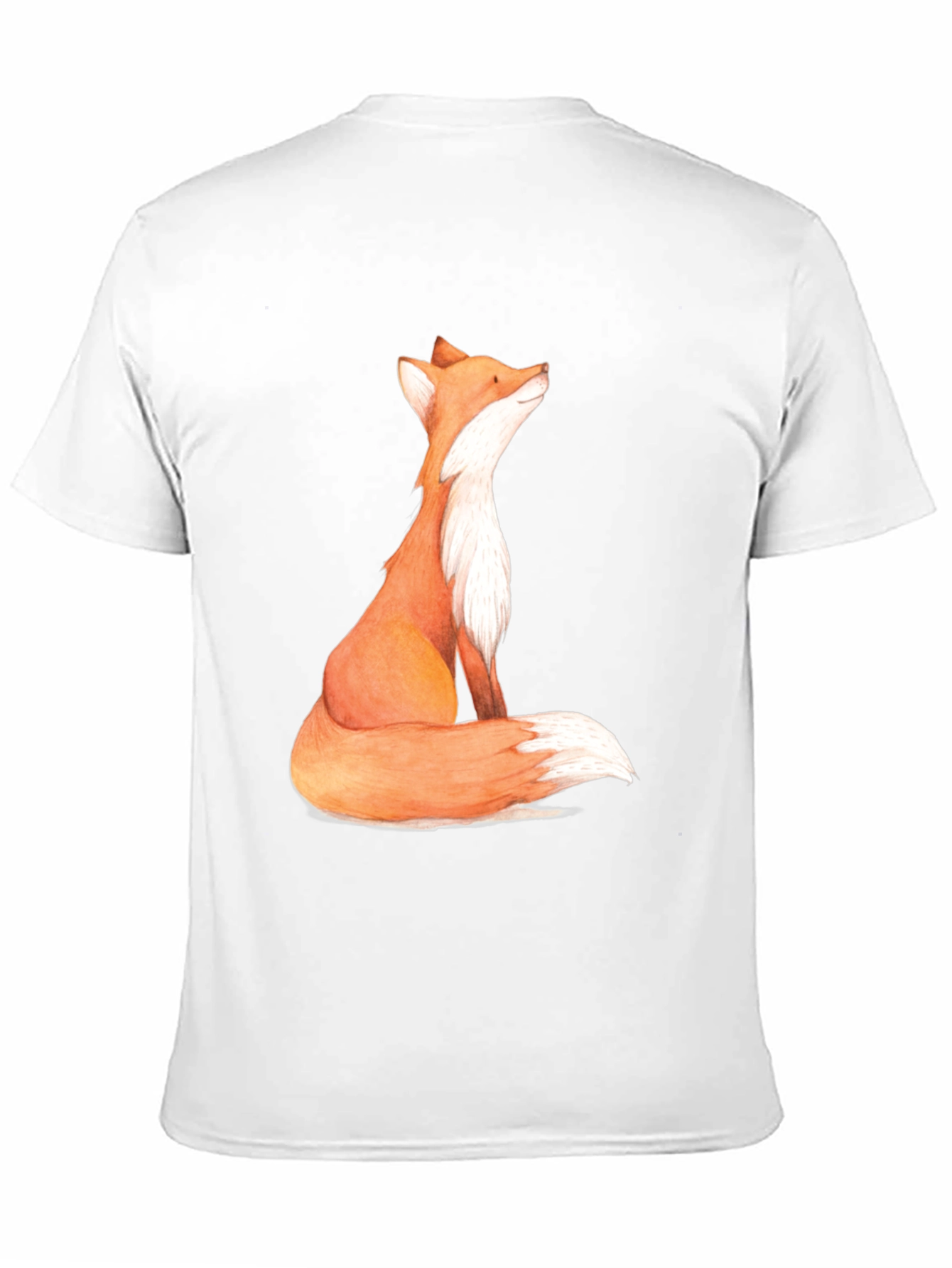 Black Fox Graphic Print Men's T-Shirt view 11