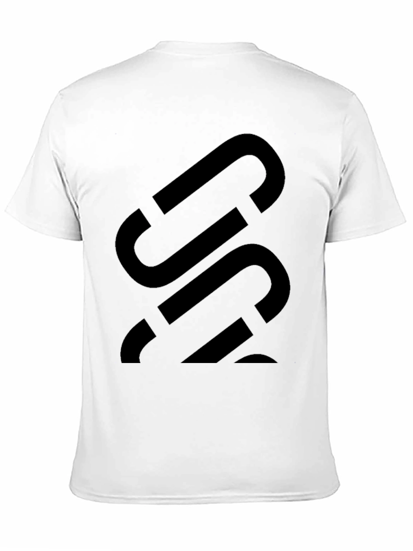 Black Modern Black Graphic Tee - Bold Statement Shirt view 11