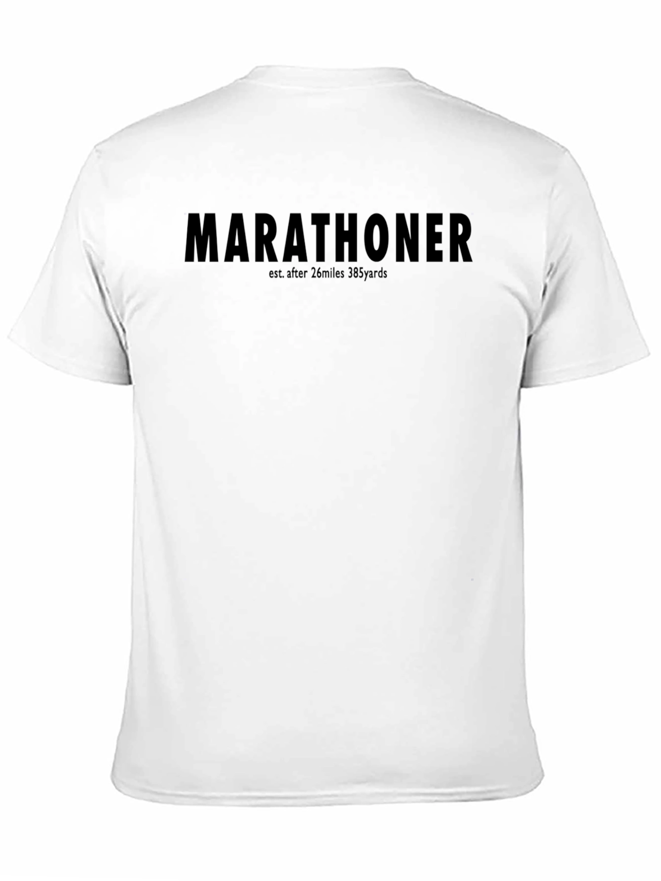 Black Marathoner Black T-Shirt - 26.2 Miles view 11