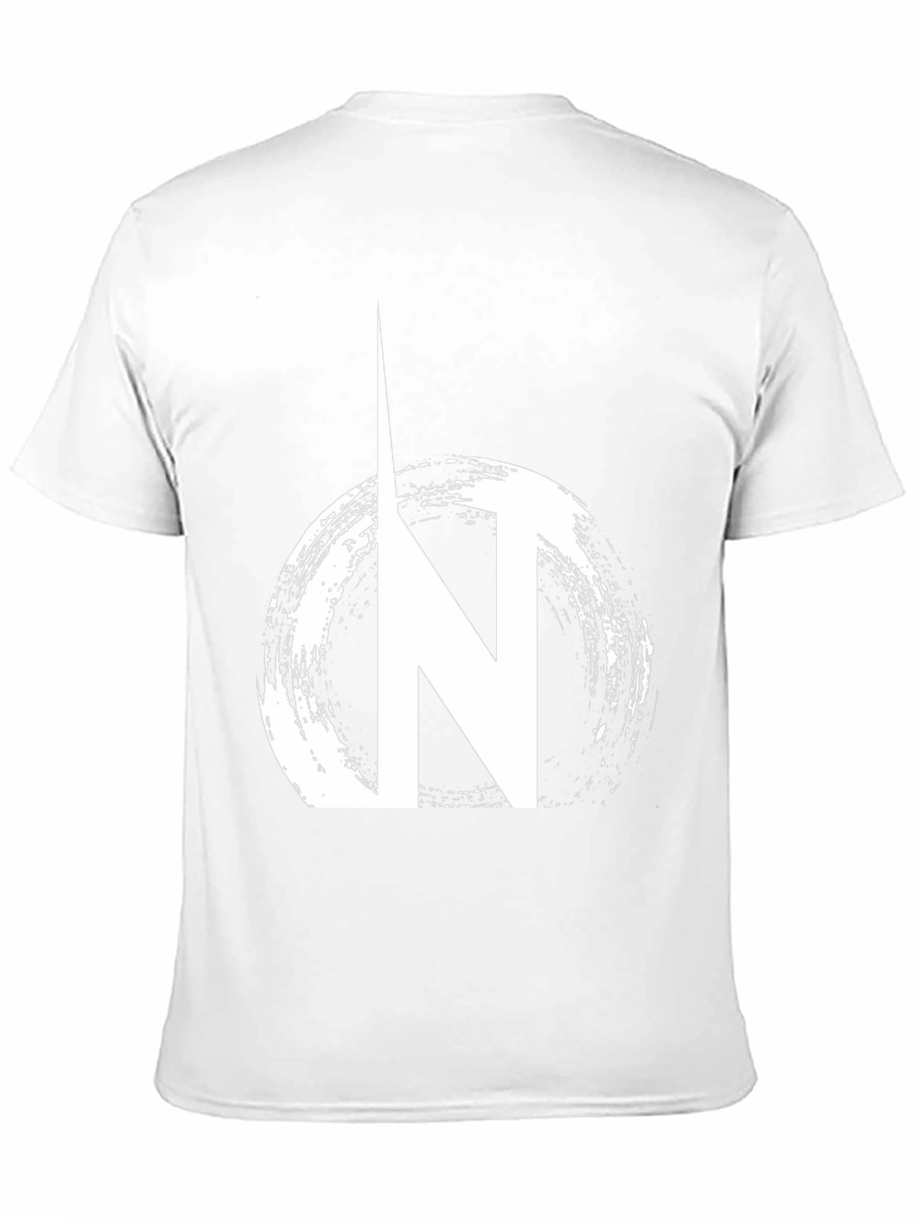 Black Black Graphic Tee: 'N' Circle Design, Casual Wear view 11