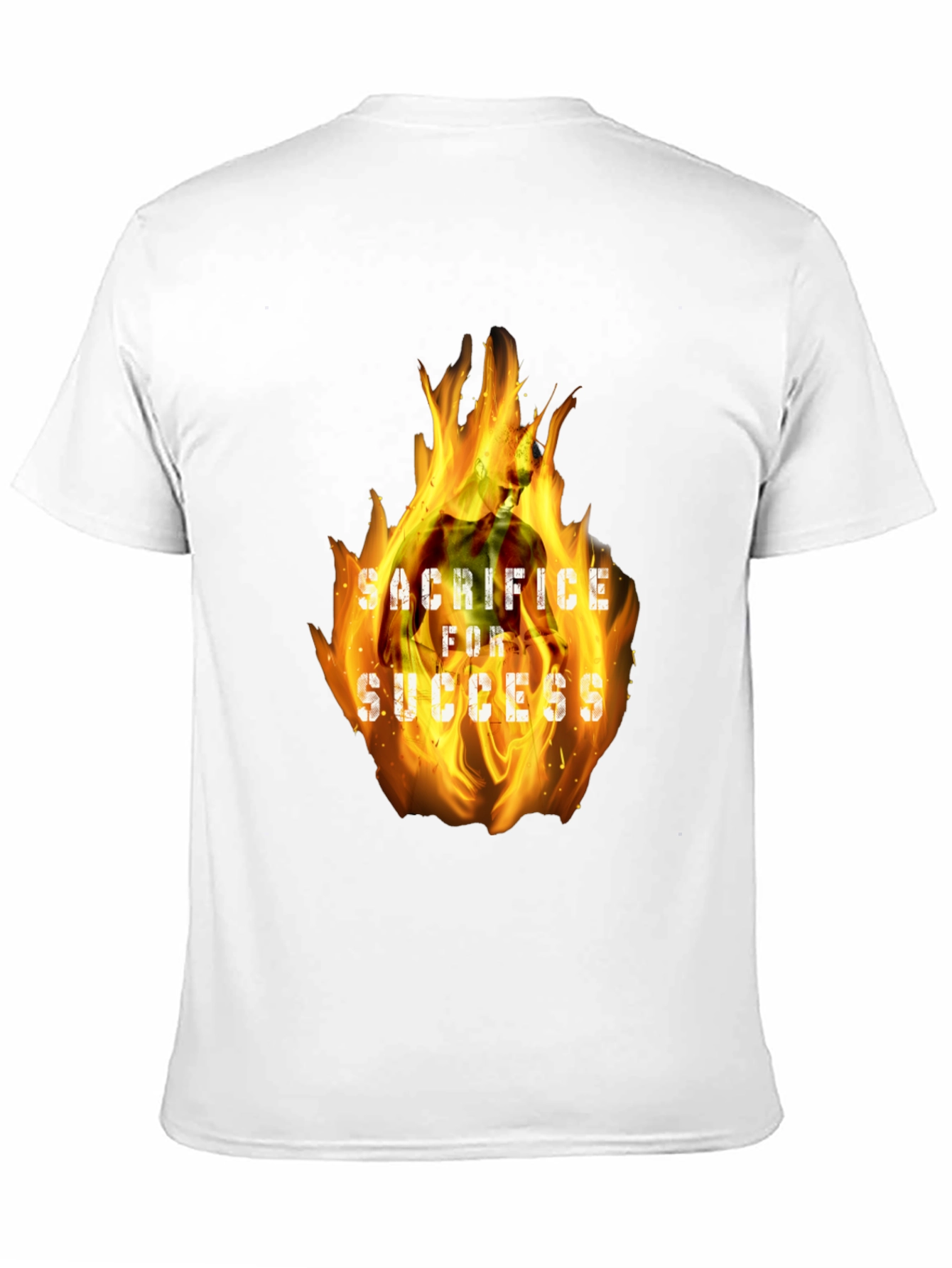 Black Sacrifice for Success Graphic Tee - Bold Motivational Design view 11