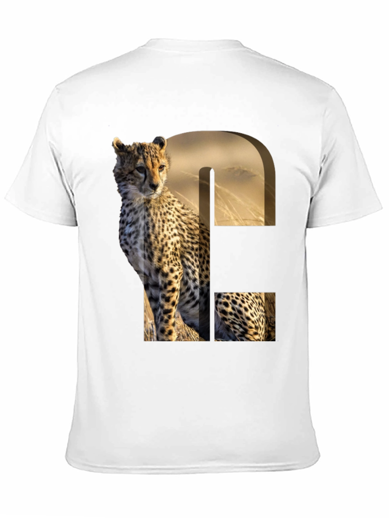 Black Cheetah Print Graphic Tee - Unique Animal Design view 11