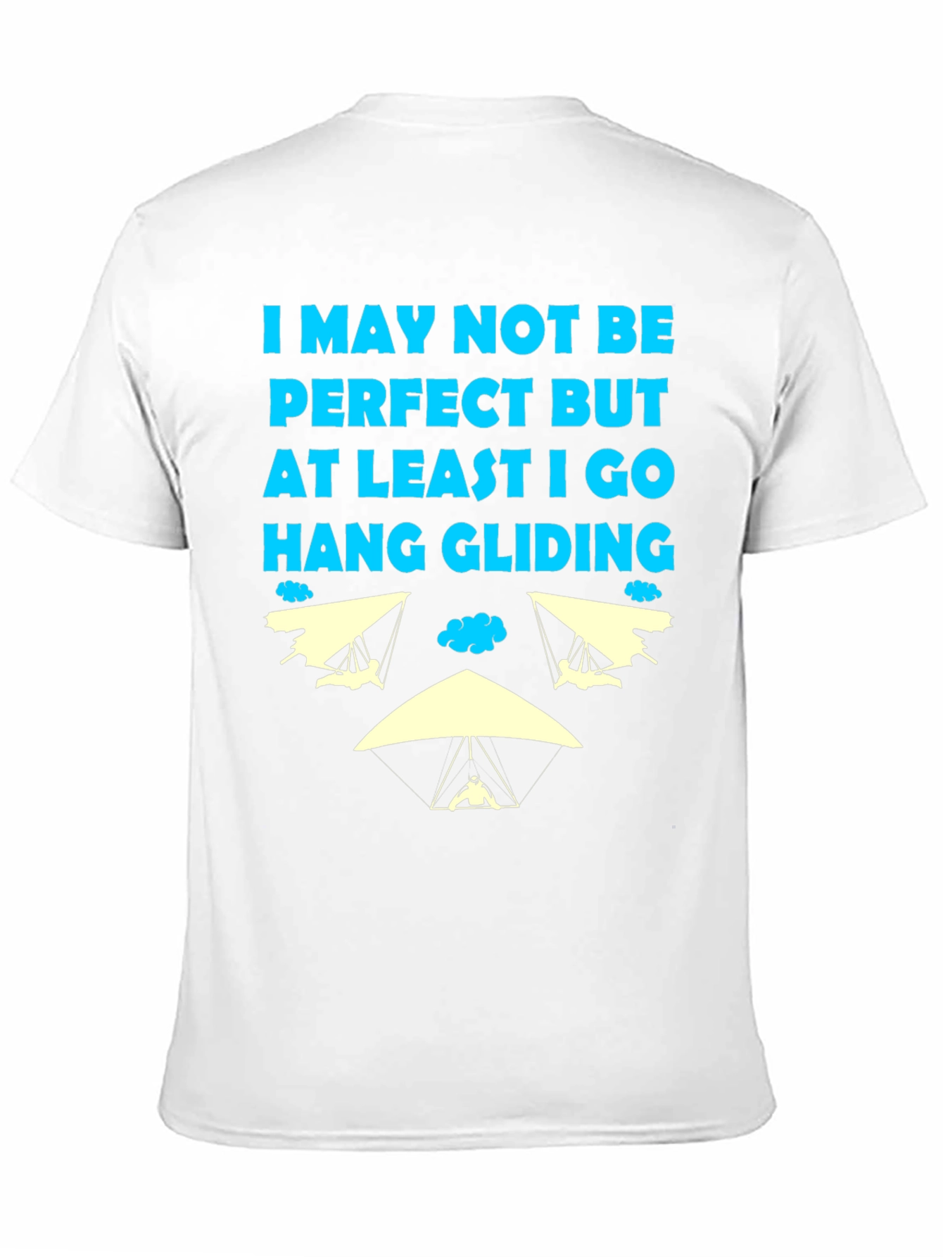 Black Hang Gliding T-Shirt: Imperfectly Awesome! view 11