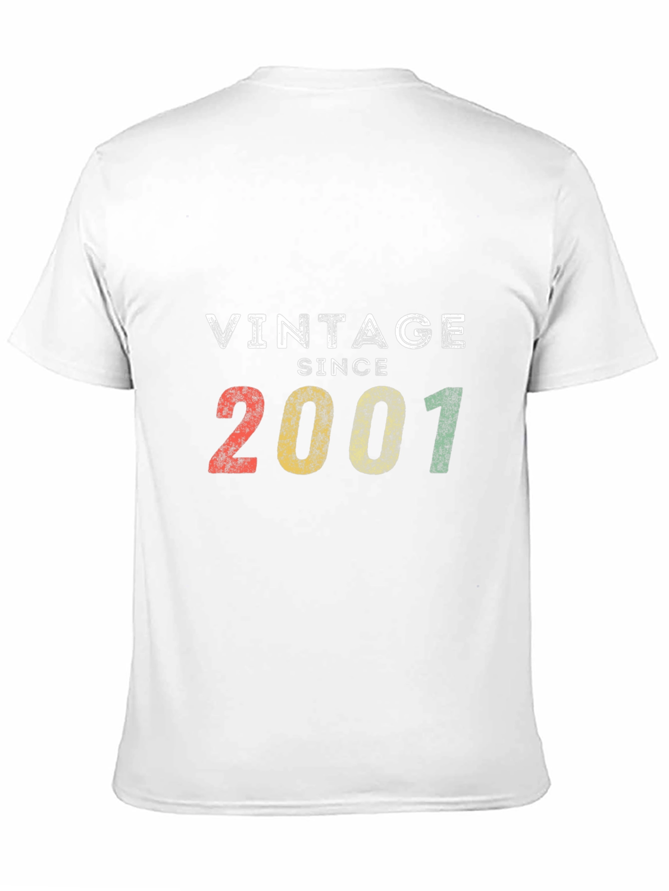 Black Vintage Since 2001 T-Shirt view 11