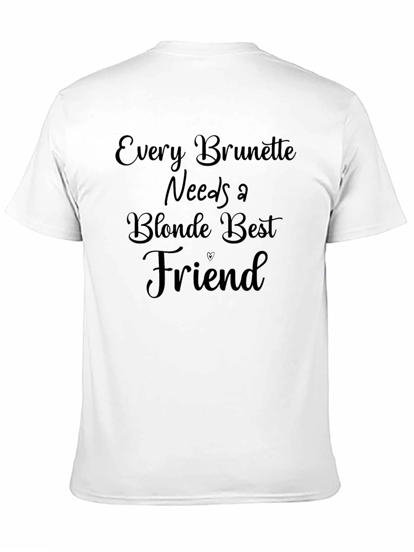 Black Brunette Blonde Best Friend T-Shirt view 11