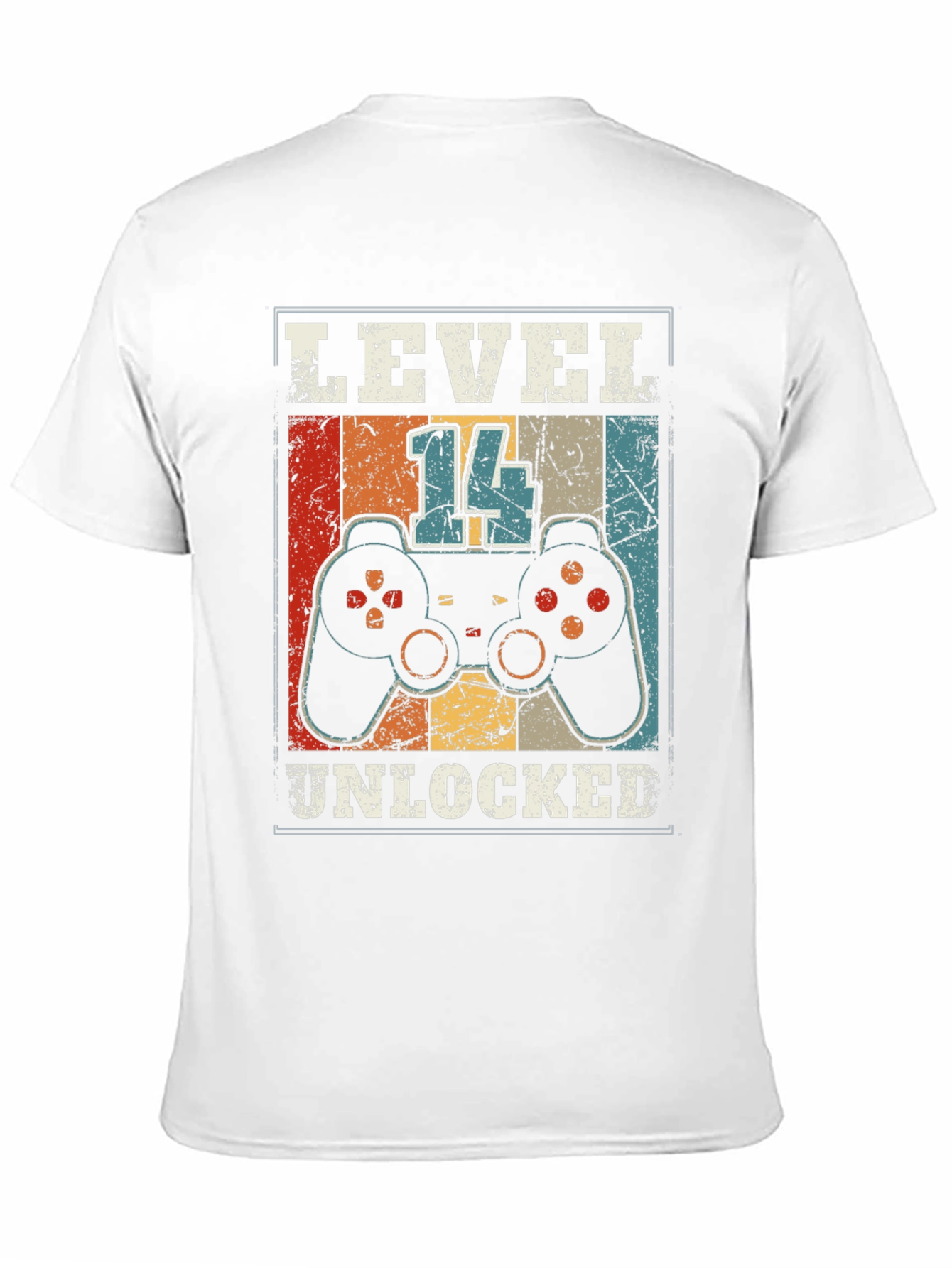 Black Level 14 Unlocked Gamer T-Shirt - 14th Birthday Gift view 11