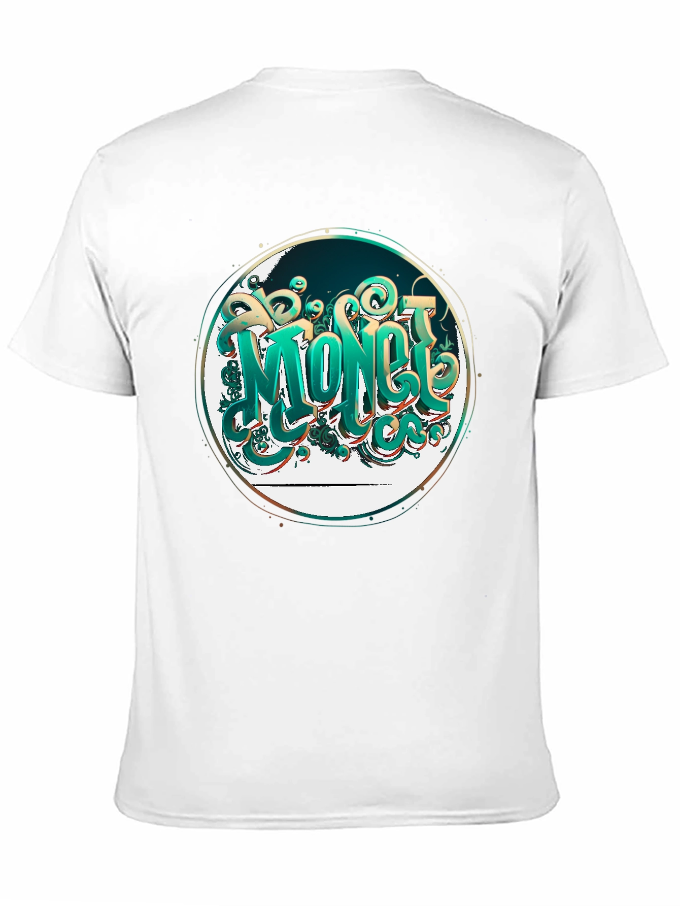 Black Money Graphic Tee - Stylish Black T-Shirt view 11