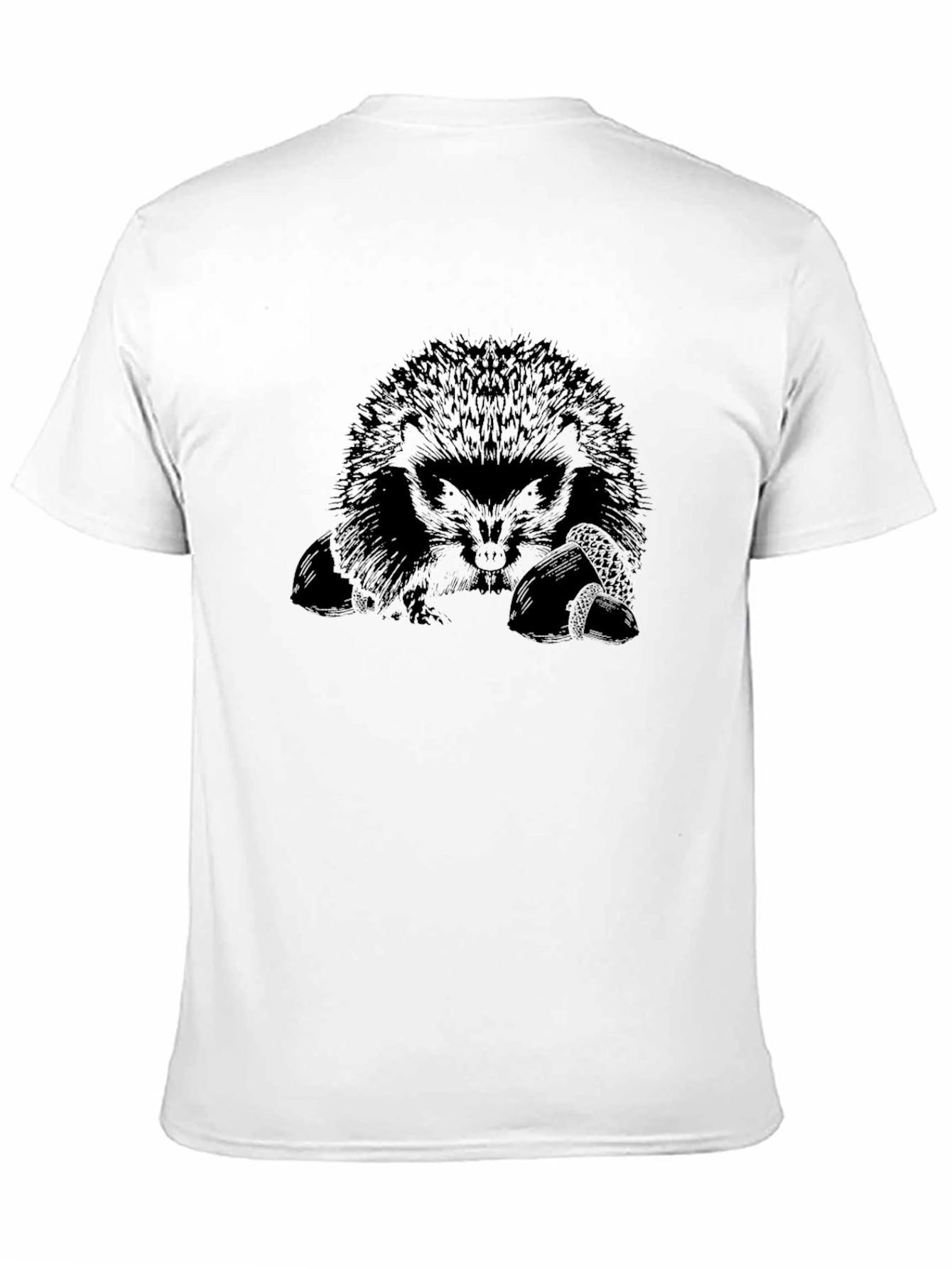 Black Black Hedgehog Graphic Tee view 11