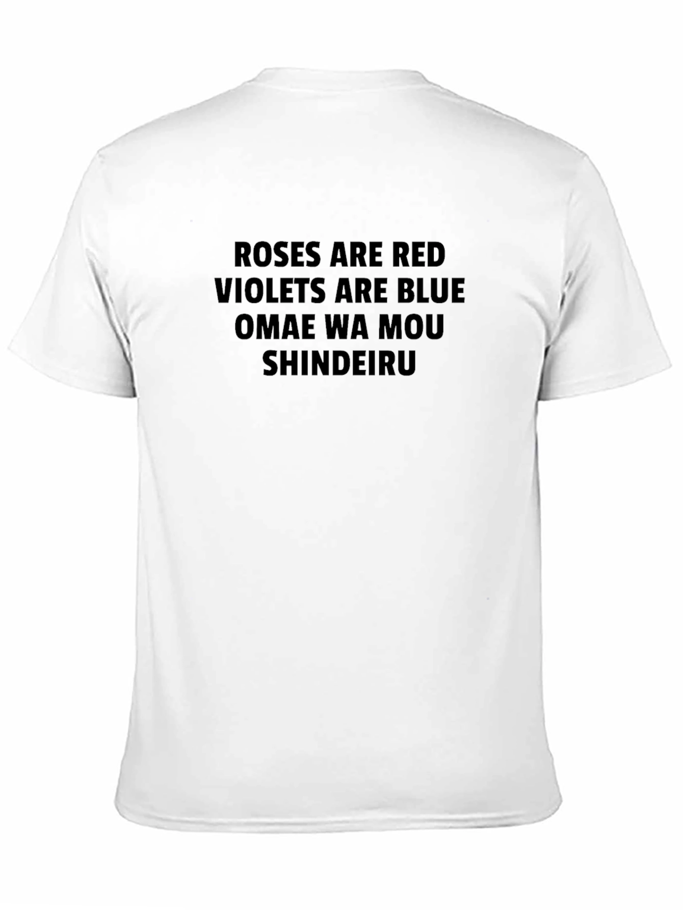 Black Roses Are Red Omae Wa Mou Shindeiru T-Shirt view 11