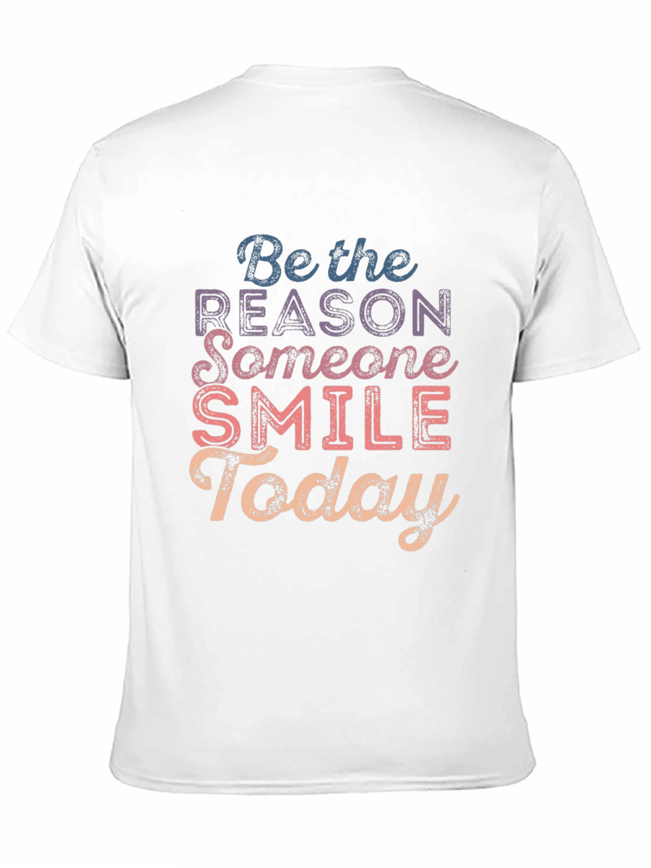 Black Be the Reason Smile Today T-Shirt view 11
