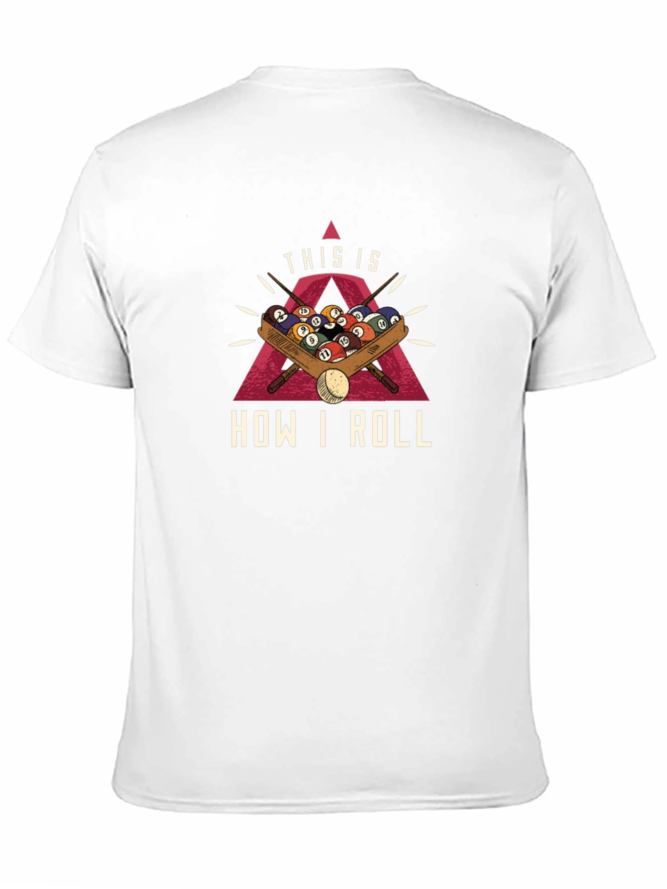 This is How I Roll Billiards T-Shirt - Black - 11