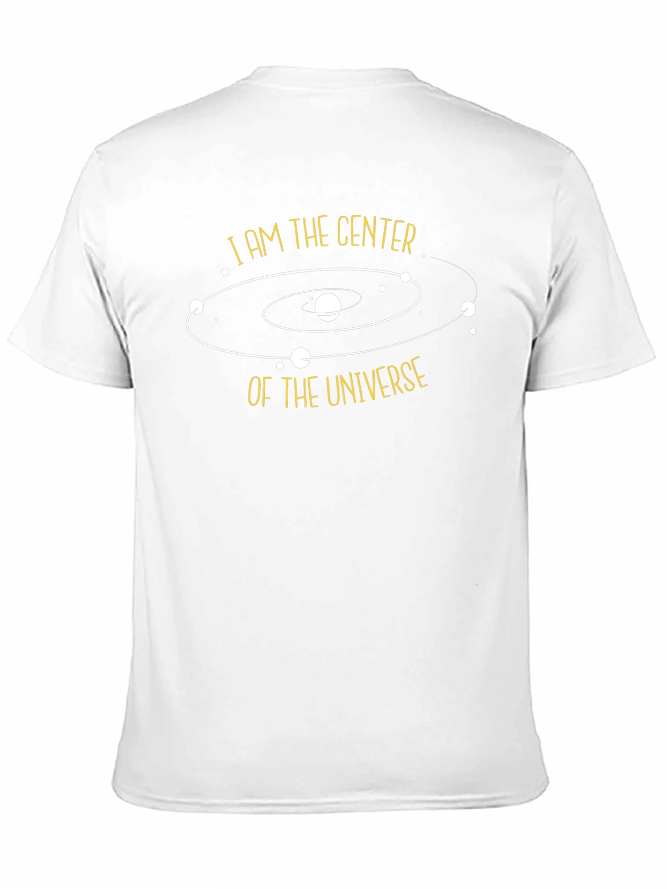 Black Cosmic Ego T-Shirt - I Am the Center of the Universe view 11