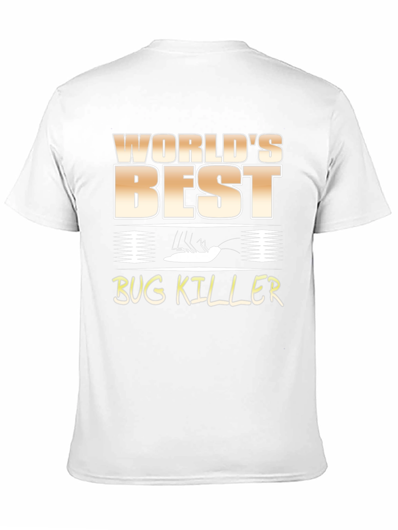Black World's Best Bug Killer Graphic T-Shirt view 11
