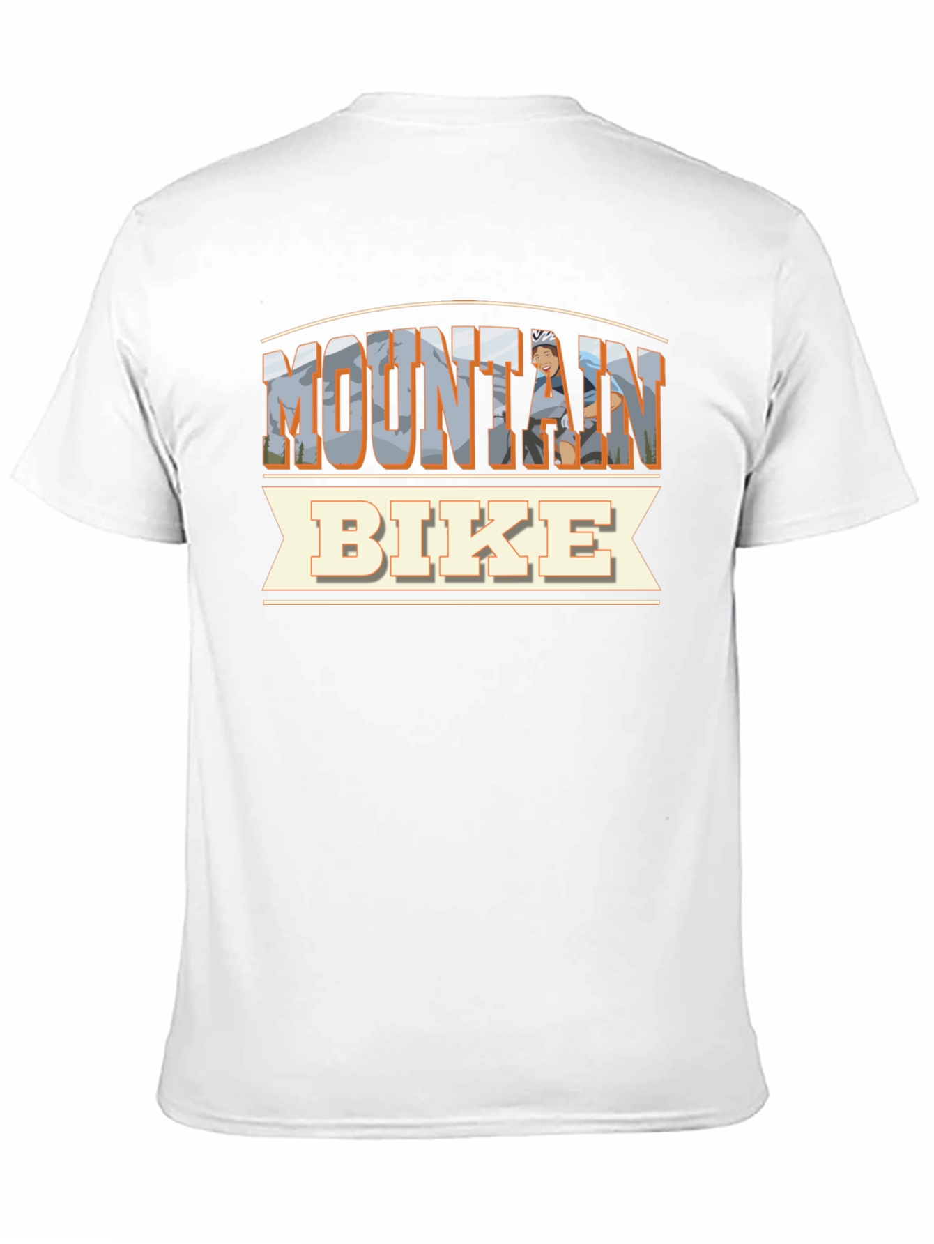 Black Mountain Bike T-Shirt - Outdoor Adventure Design view 11