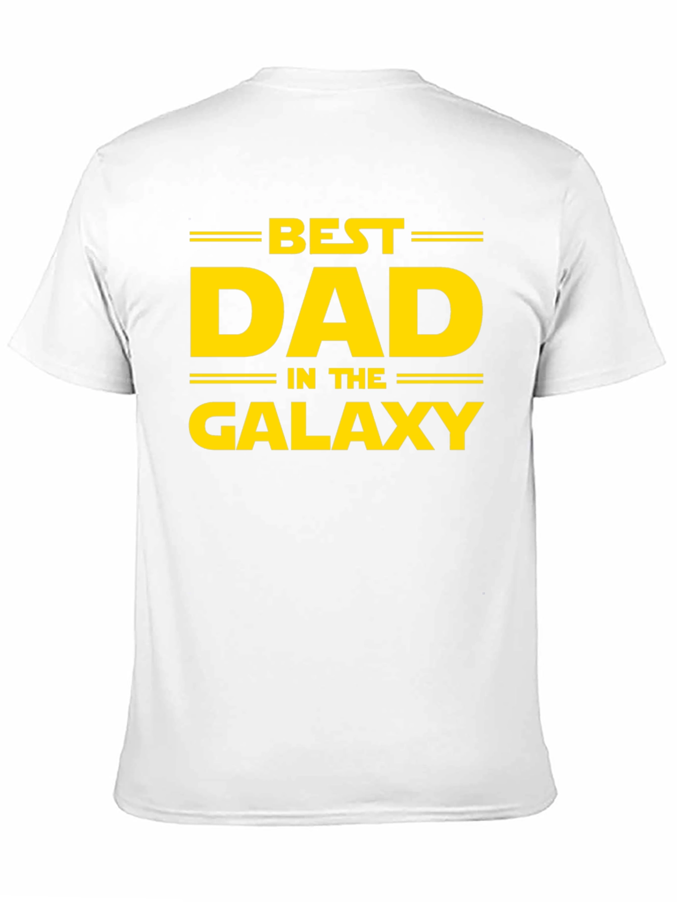 Black Best Dad in the Galaxy Black T-Shirt view 11