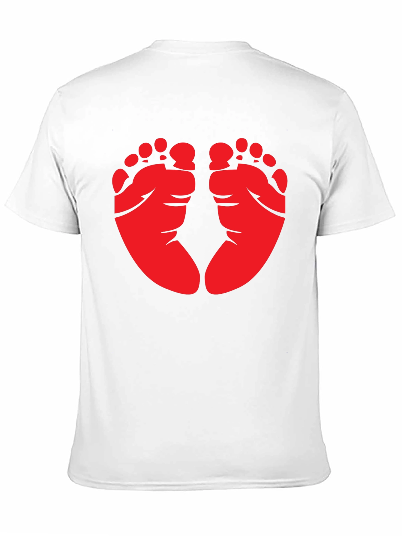 Baby Feet Graphic Tee - Black - 11