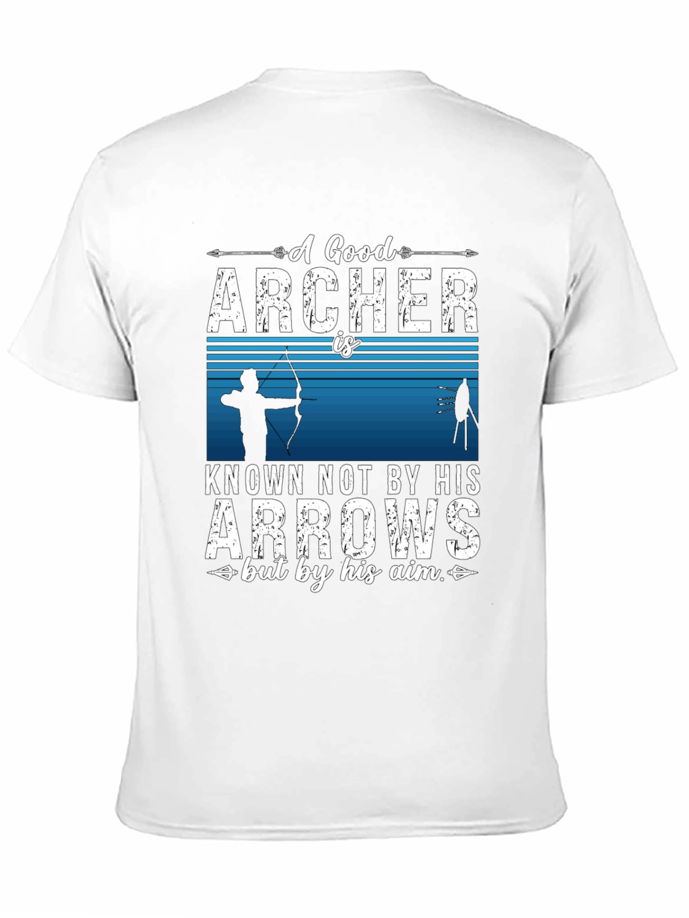Black Archer Graphic T-Shirt - Aim for Success view 11