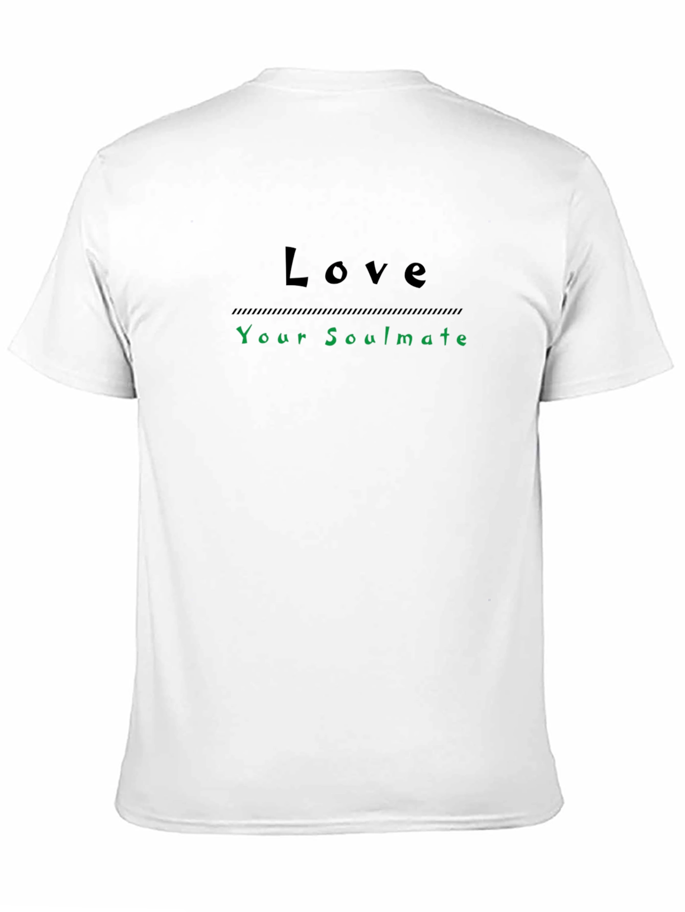 Black Love Your Soulmate T-Shirt - Stylish Black Tee view 11