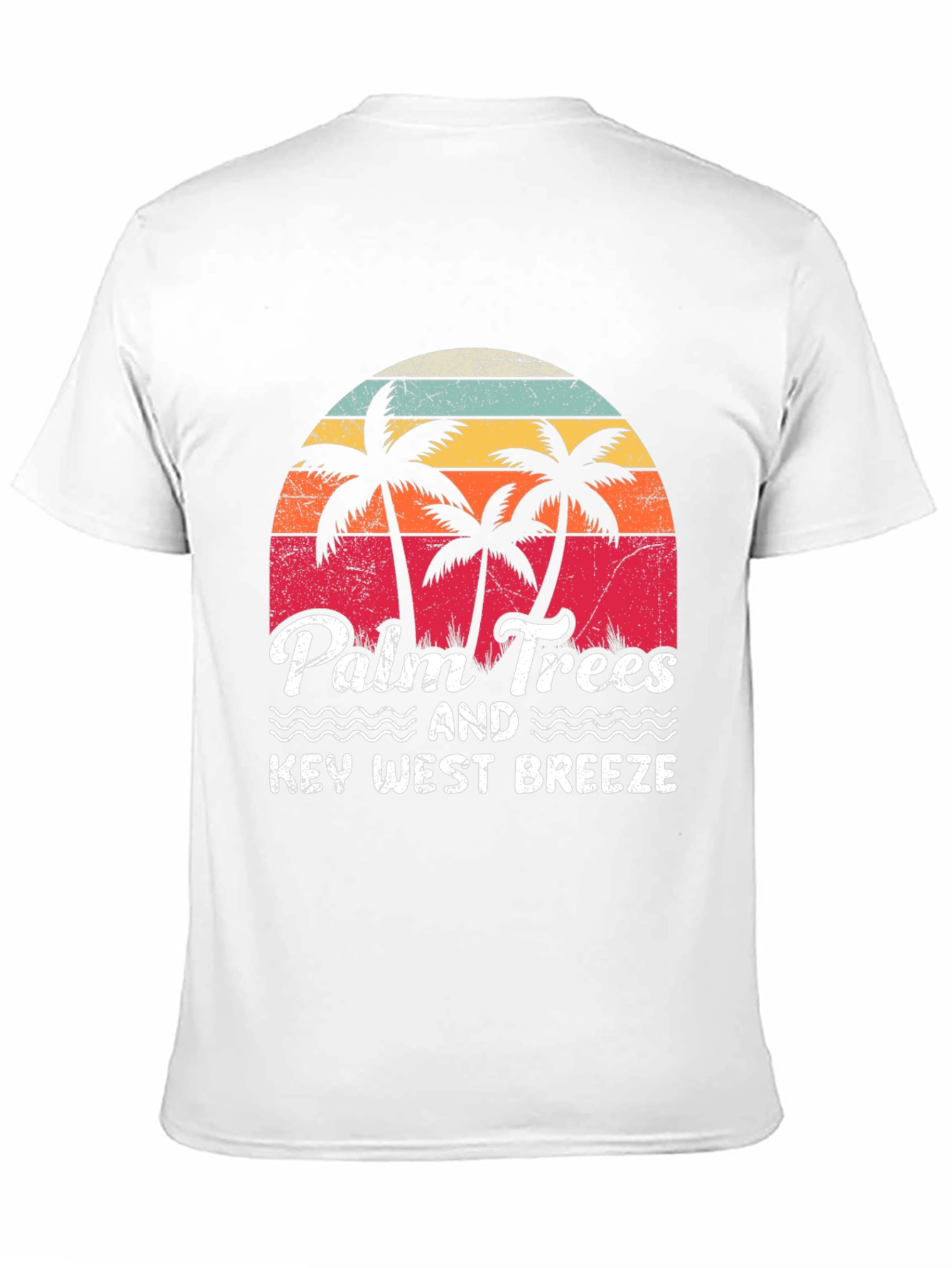 Black Palm Trees & Key West Breeze Graphic Tee view 11