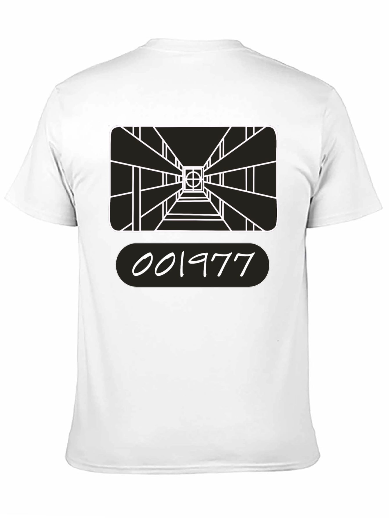 Black Retro Gaming T-Shirt - 001977 Design view 11