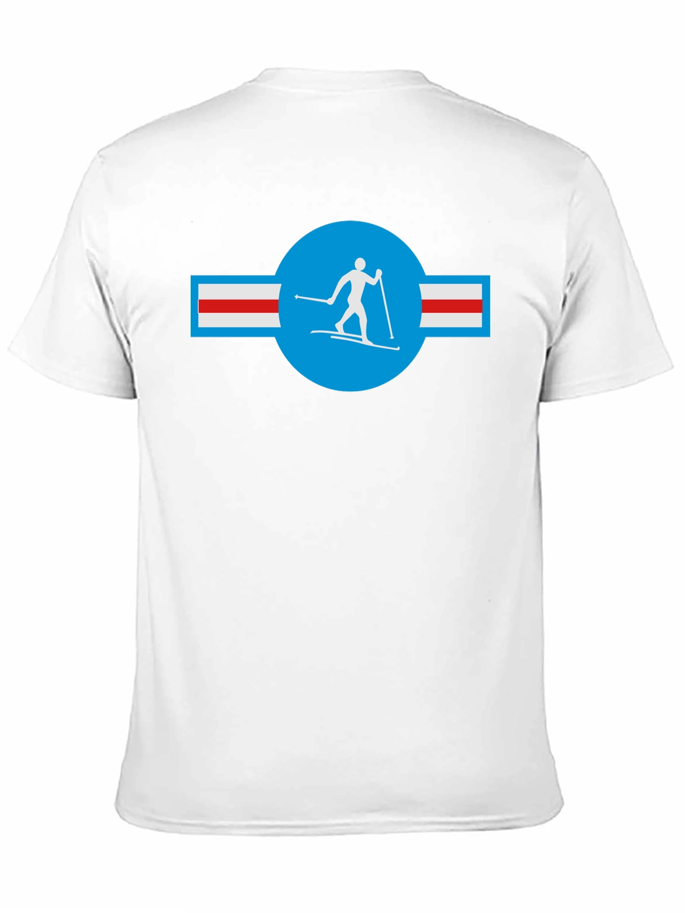 Black Ski T-Shirt - Retro Style view 11