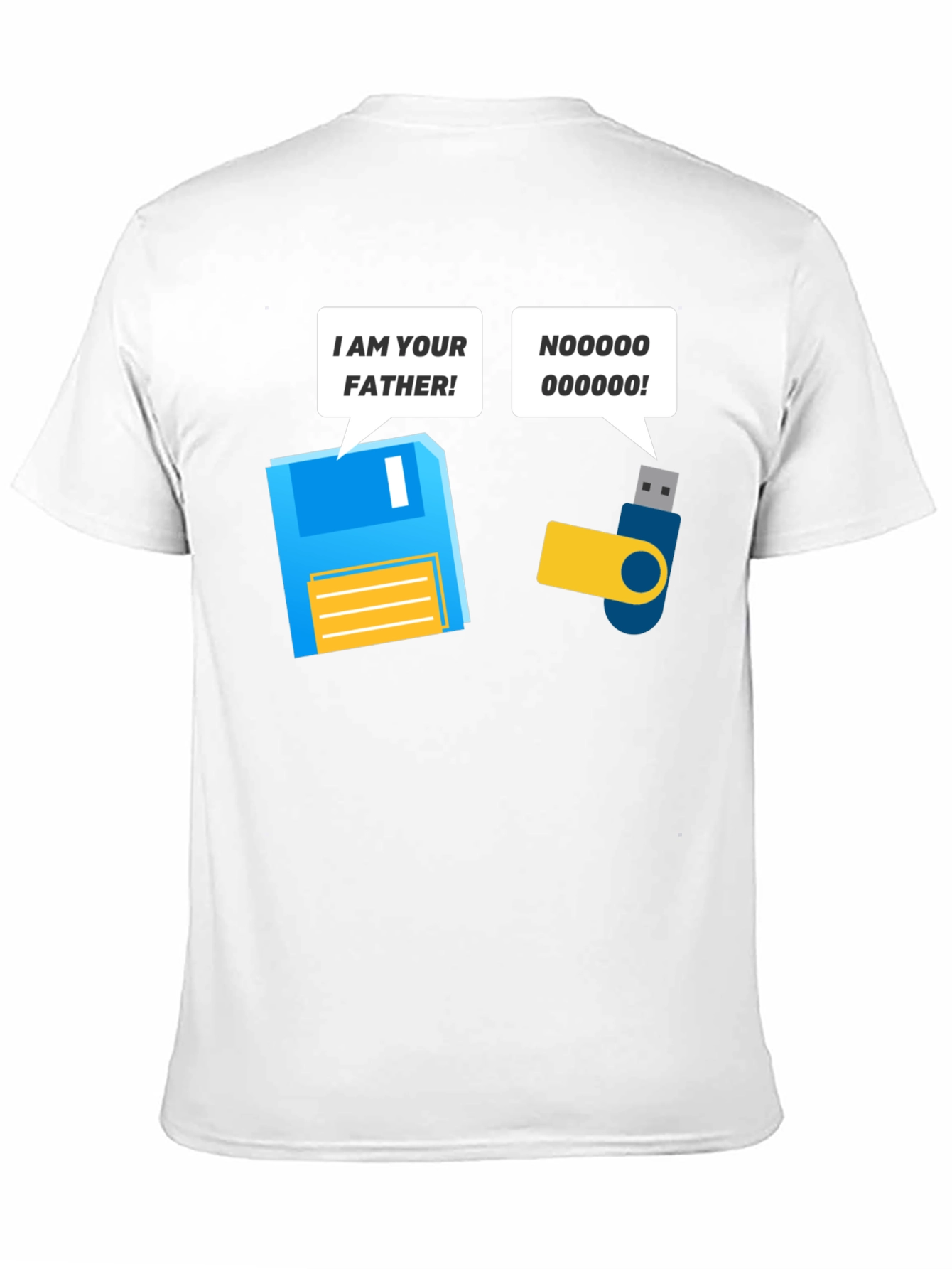 Black I am Your Father T-Shirt view 11