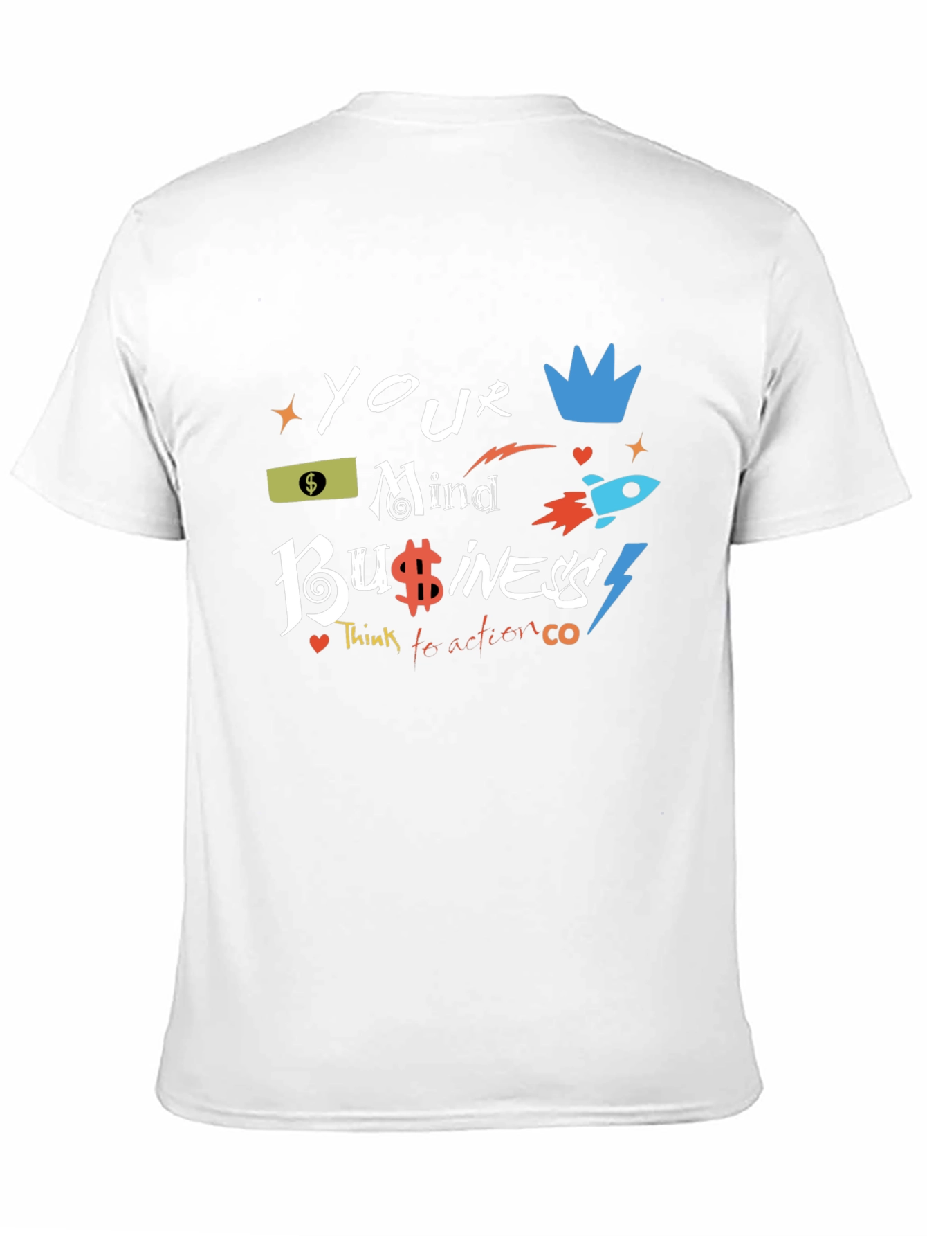 Black Your Mind Business Black Graphic Tee view 11