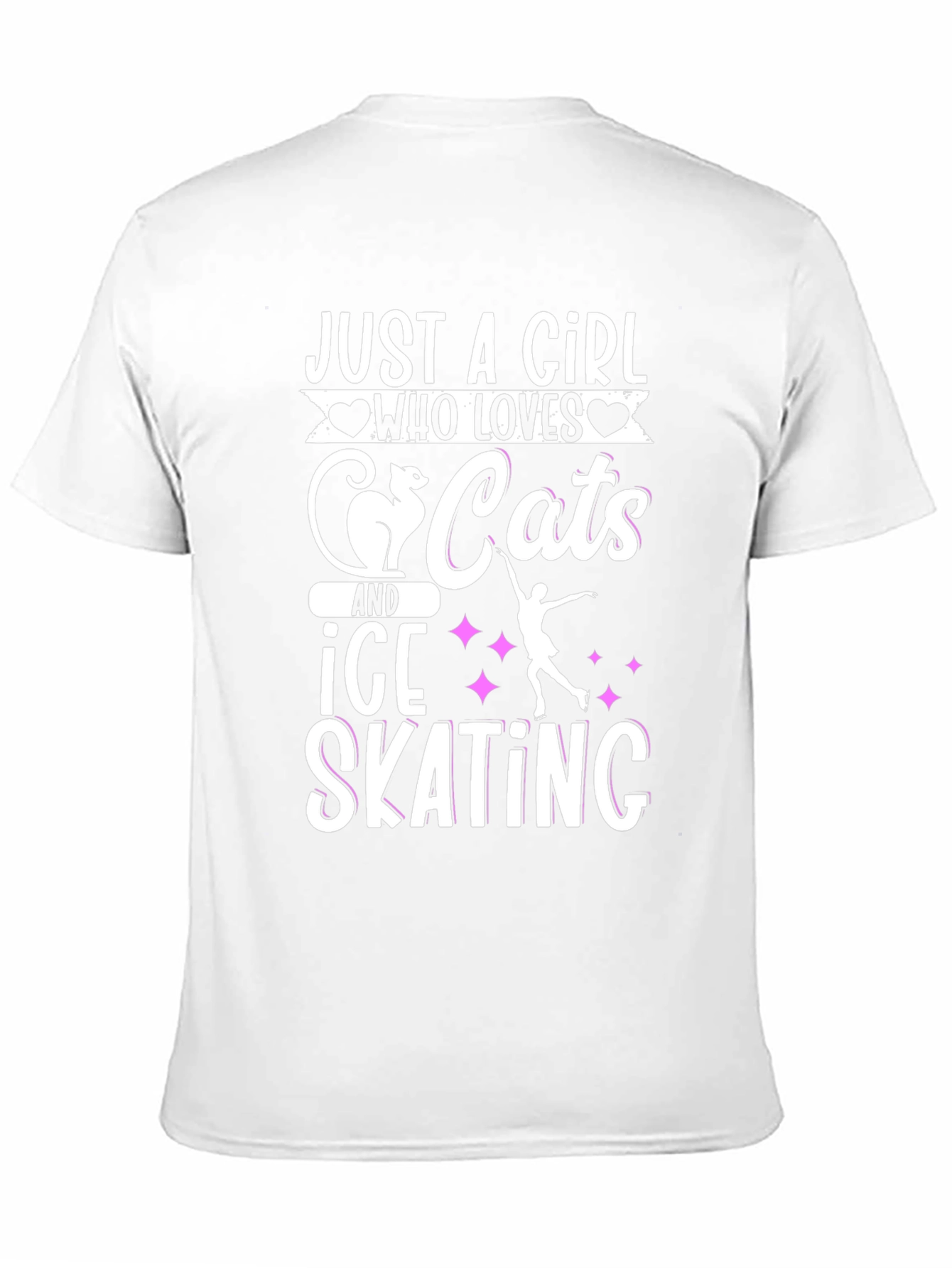 Black Cats and Ice Skating Graphic Tee view 11