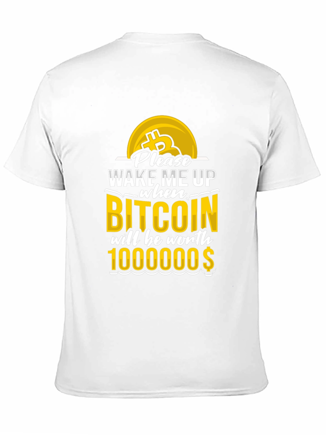 Black Bitcoin Dream T-Shirt - Wake Me Up! view 11