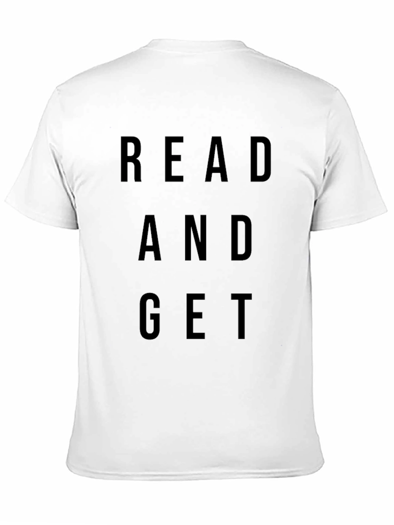 Black Read and Get Black Graphic Tee view 11