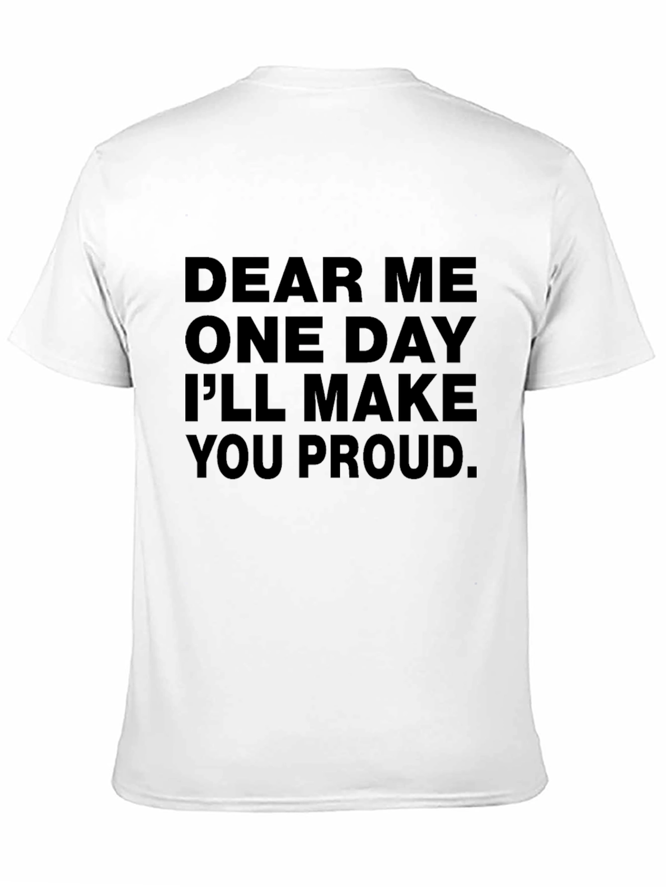 Black Dear Me Graphic Tee - Inspirational T-Shirt view 11