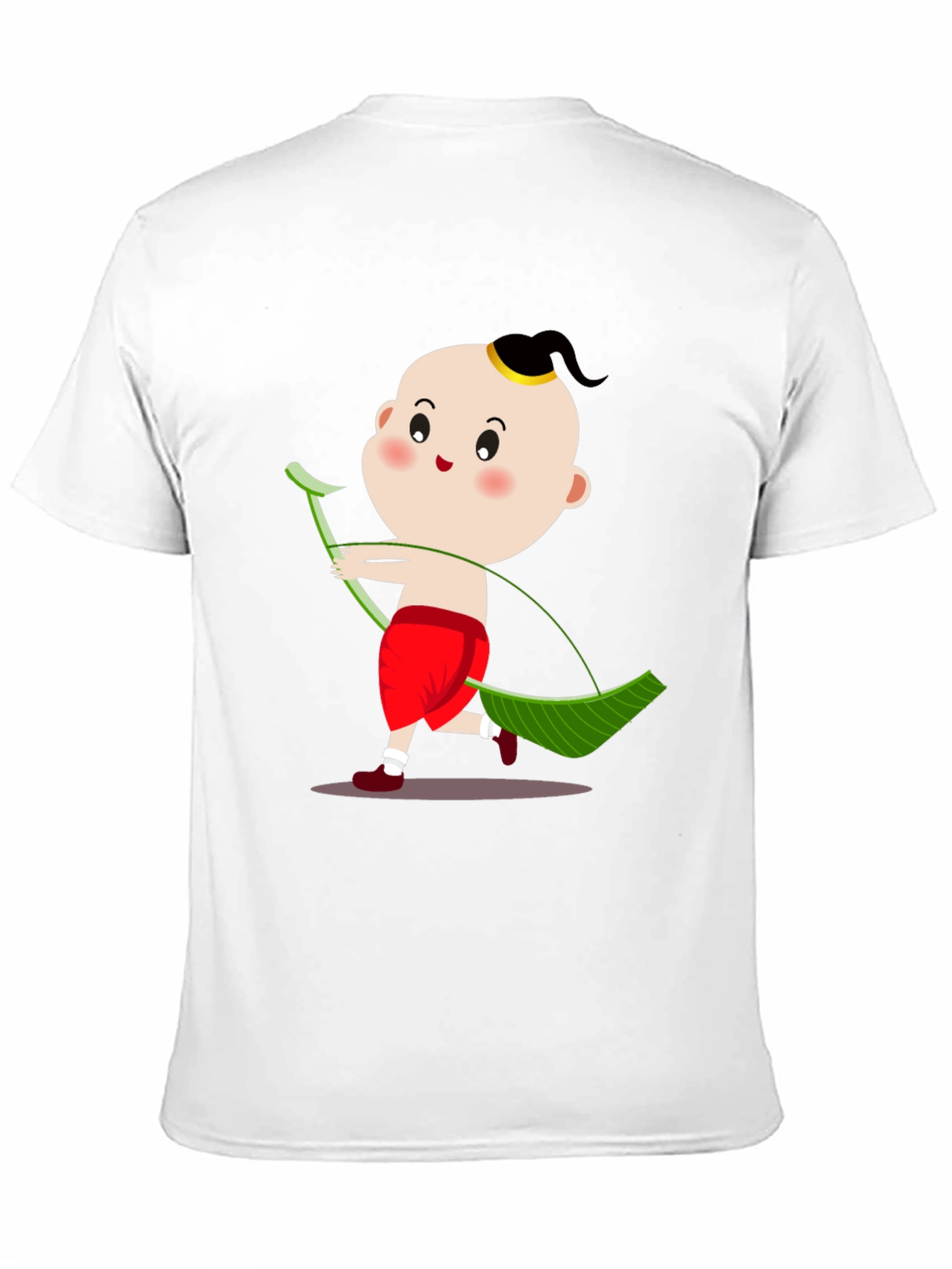 Black Funny Thai Boy Archer Graphic Tee view 11