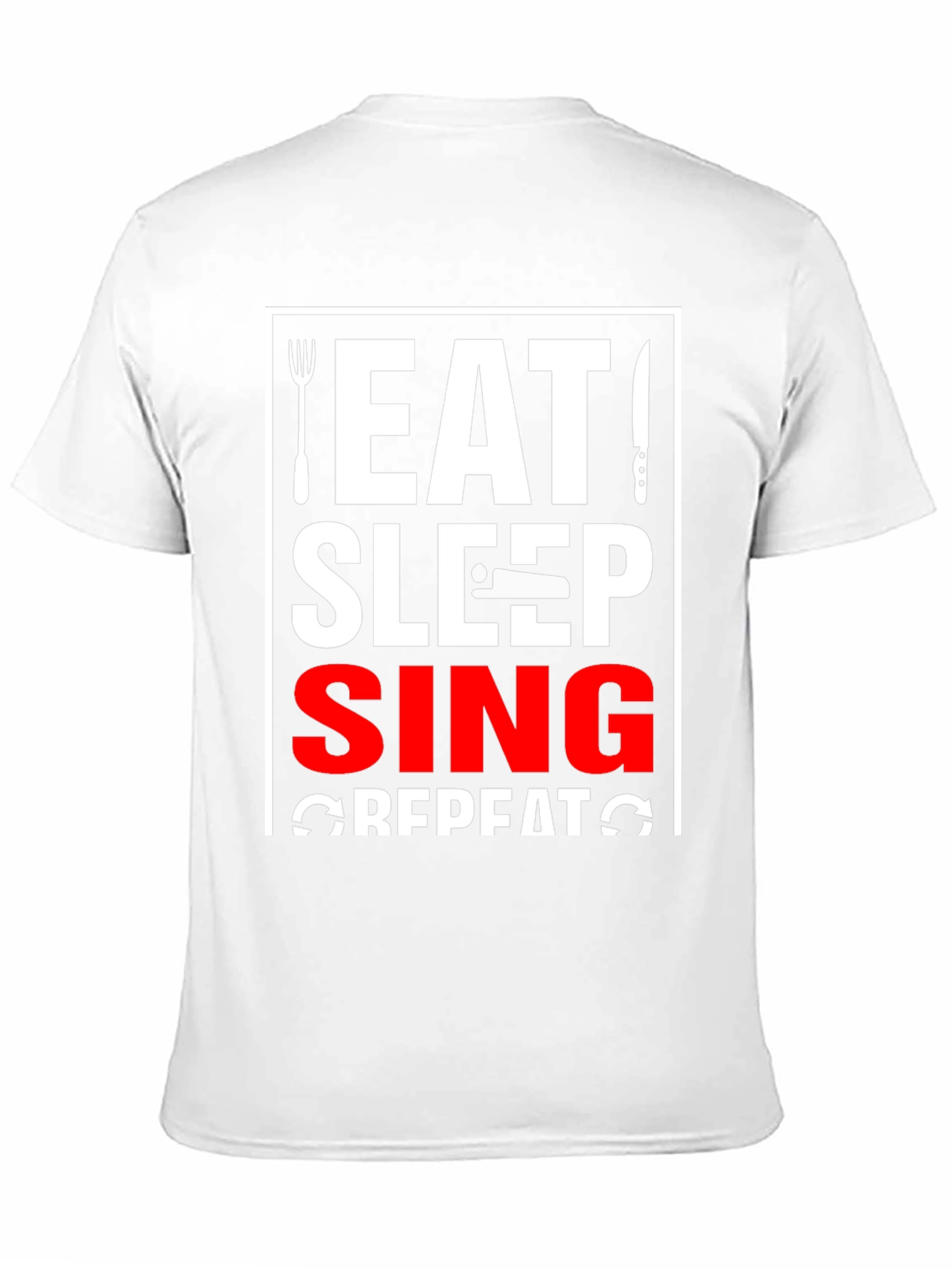 Eat Sleep Sing Repeat Graphic Tee - 11