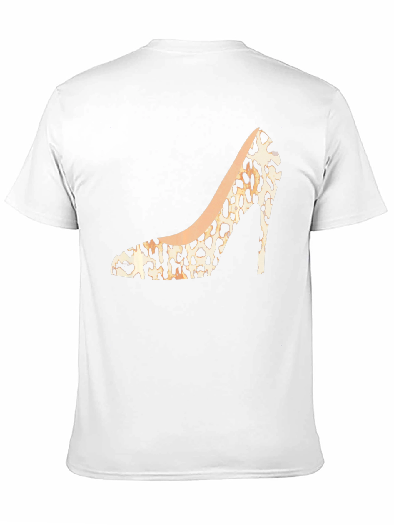 Leopard Print High Heel Graphic Tee - Stylish Fashion Statement - 11