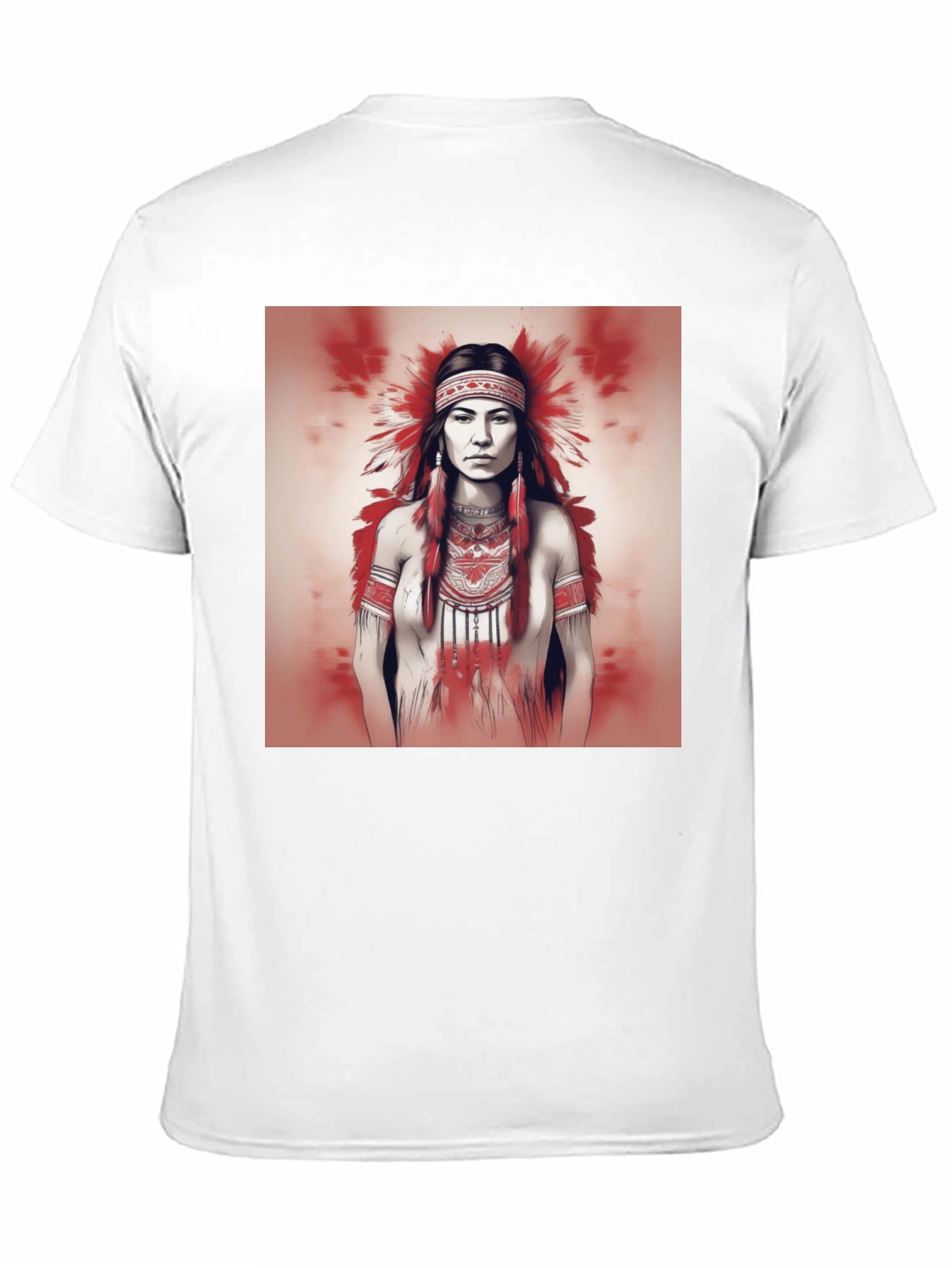 Black Native American Woman Graphic Tee view 11