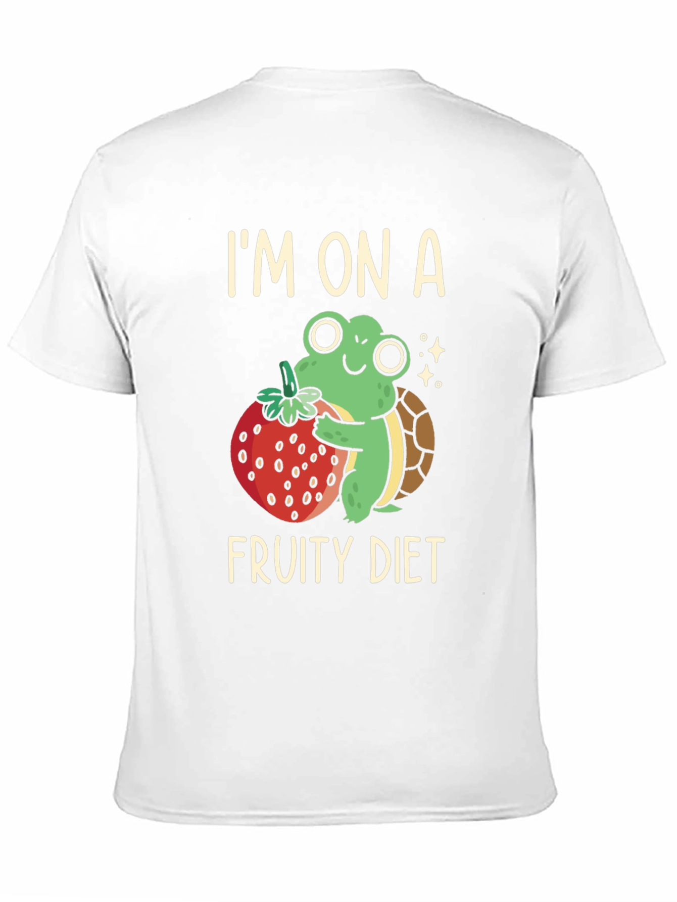 Black Fruity Diet Turtle Graphic Tee view 11