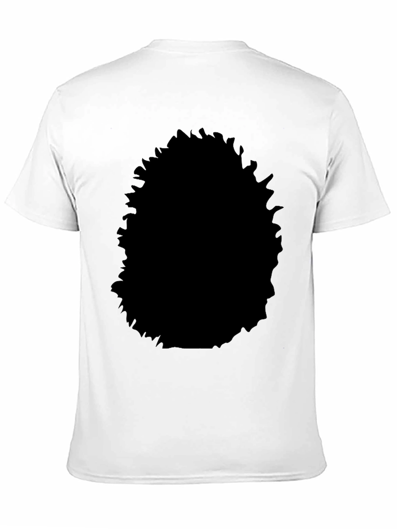 Black Black Cotton Crew Neck T-Shirt - Casual Style view 11