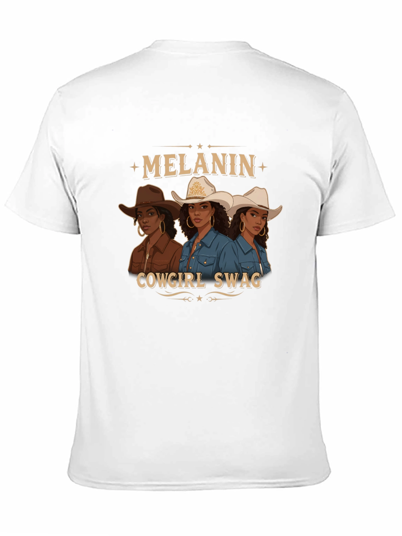 Melanin Cowgirl Swag Graphic Tee - 11