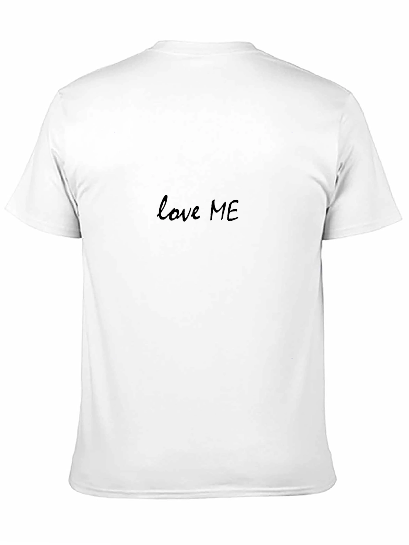 Black Love Me Black Cotton Casual T-Shirt view 11
