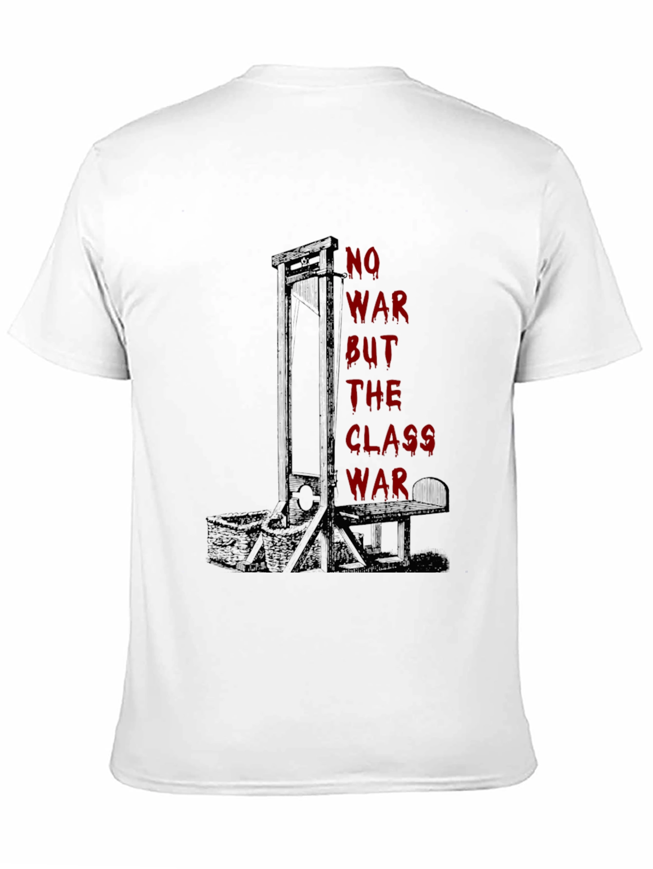 Black No War But Class War Graphic Tee view 11