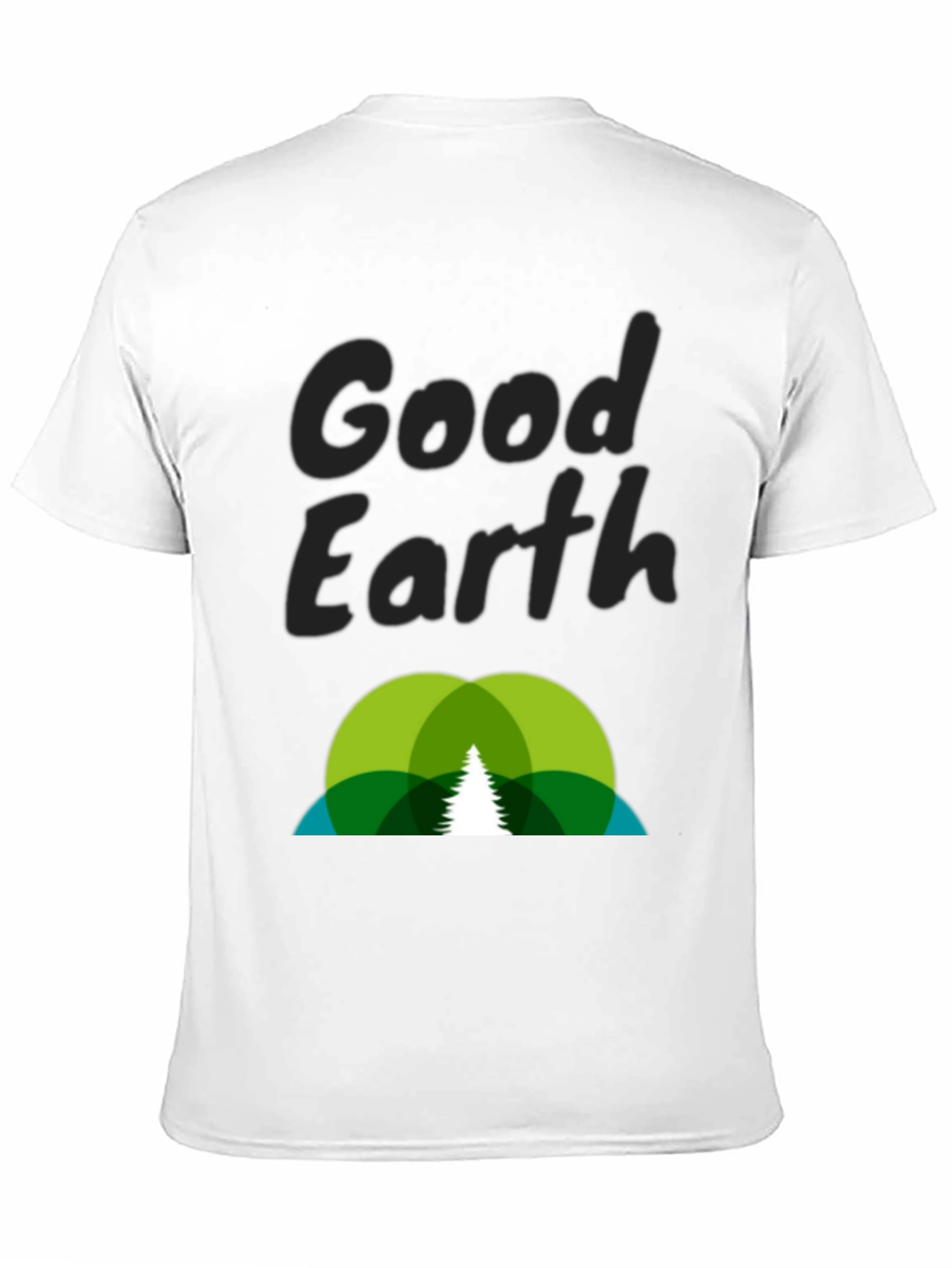 Black Good Earth Graphic Tee - Nature Lover's Shirt view 11