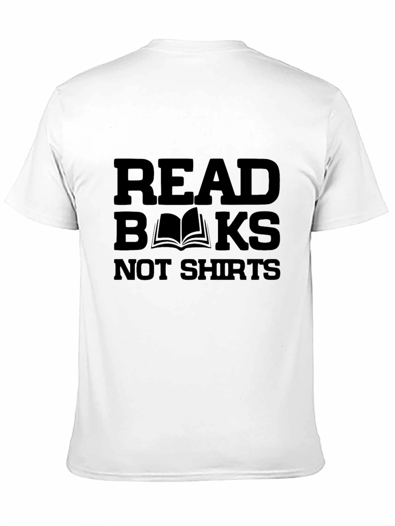 Black Read Books Not Shirts Graphic Tee - Black view 11